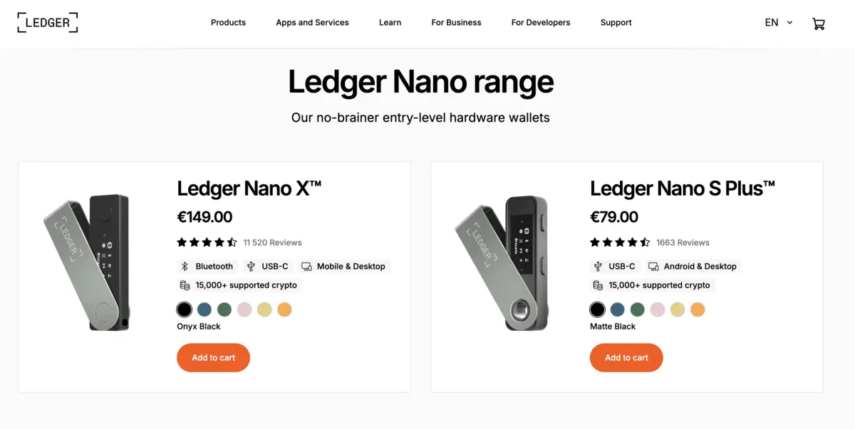 ledger shop
